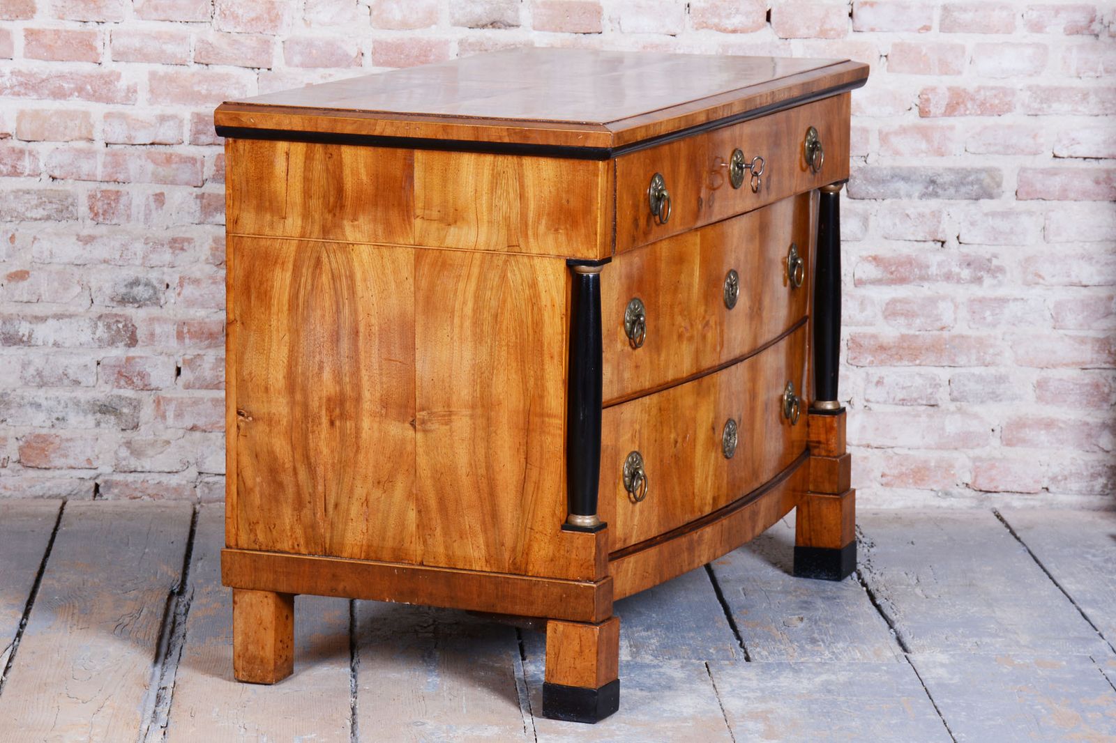Restored Empire Chest Of Drawers, Walnut, Maple, Spruce, Austria, 1820s photo Furniture