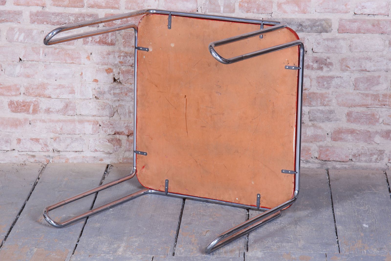 photo furniture Restored Art Deco Dining Table, By Thonet, Chrome, Steel, Germany, 1930s