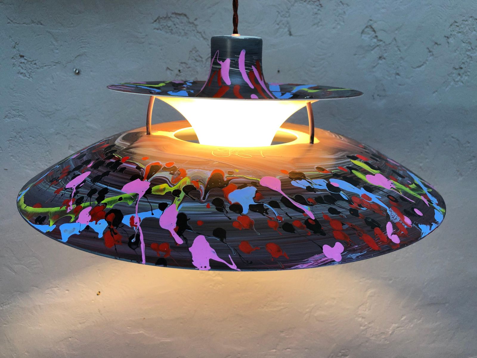 Iconic Vintage Ph5 Chandelier For L. Poulsen Of Dk With Art Work photo furniture