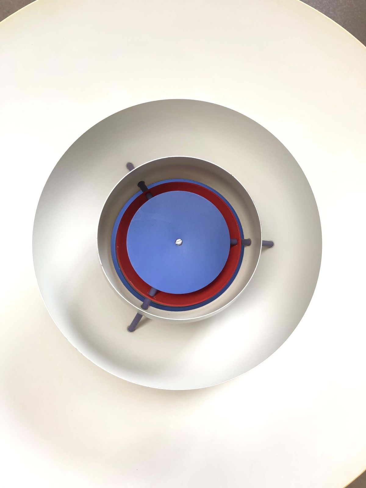 736.0 Iconic Vintage Ph5 Chandelier For Louis Poulsen Of Dk With Abstract Art Work photo