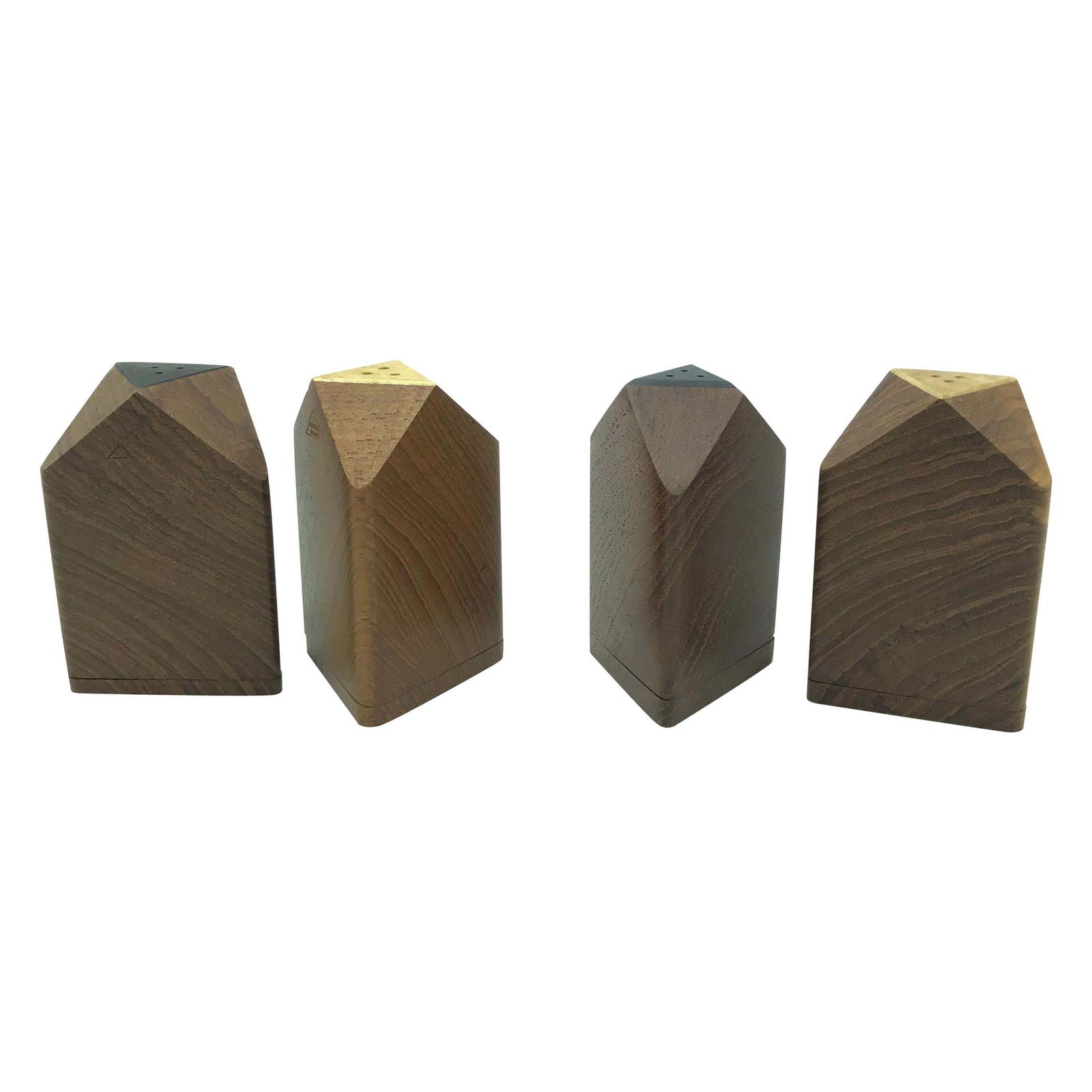 Vintage Midcentury Salt And Pepper Shakers By Ehrenreich Of Denmark In Teak