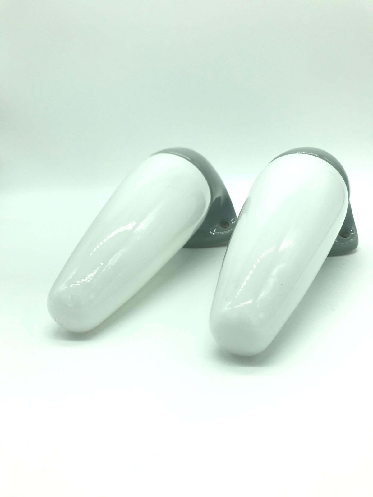 Vintage Ifö Of Sweden Ceramic Bathroom Lamps With Opaline Shades From The 1960s photo 271.0