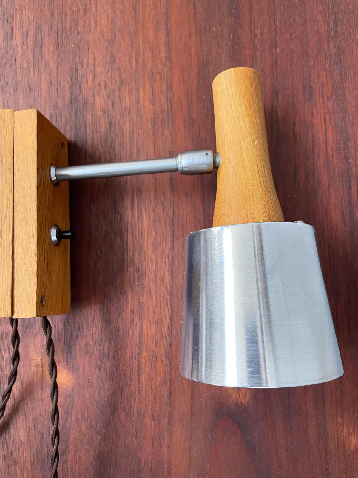 photo furniture A Pair Of Mid Century Wall Lamps By Lyfa Of Denmark In Teak