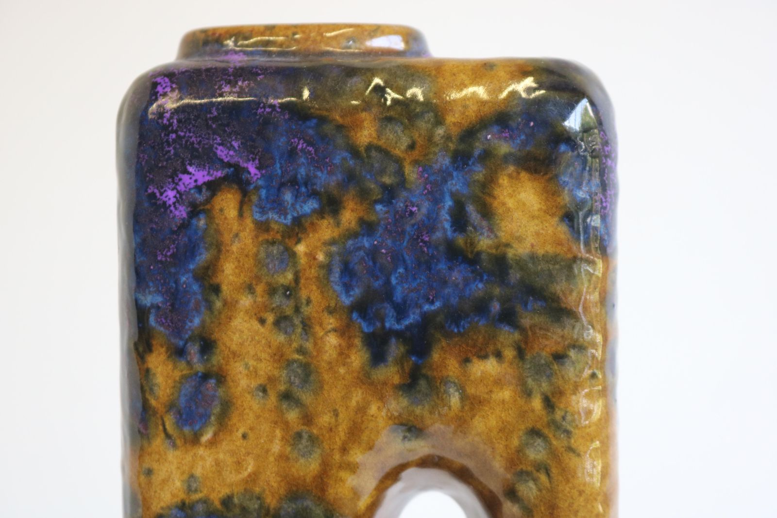 Zeldzame Fat Lava Schoorsteenvaas Van Marei Keramik, 1970 – Art Pottery West Germany photo furniture