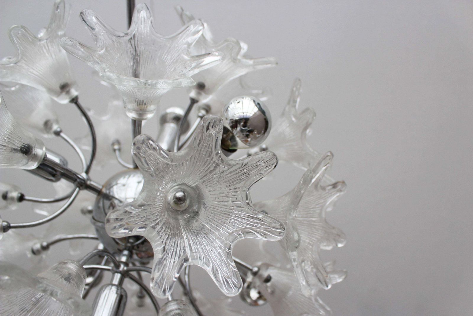 Midcentury Italian Murano Glass Sputnik Chandelier By Paolo Venini For Veart photo 2469.0