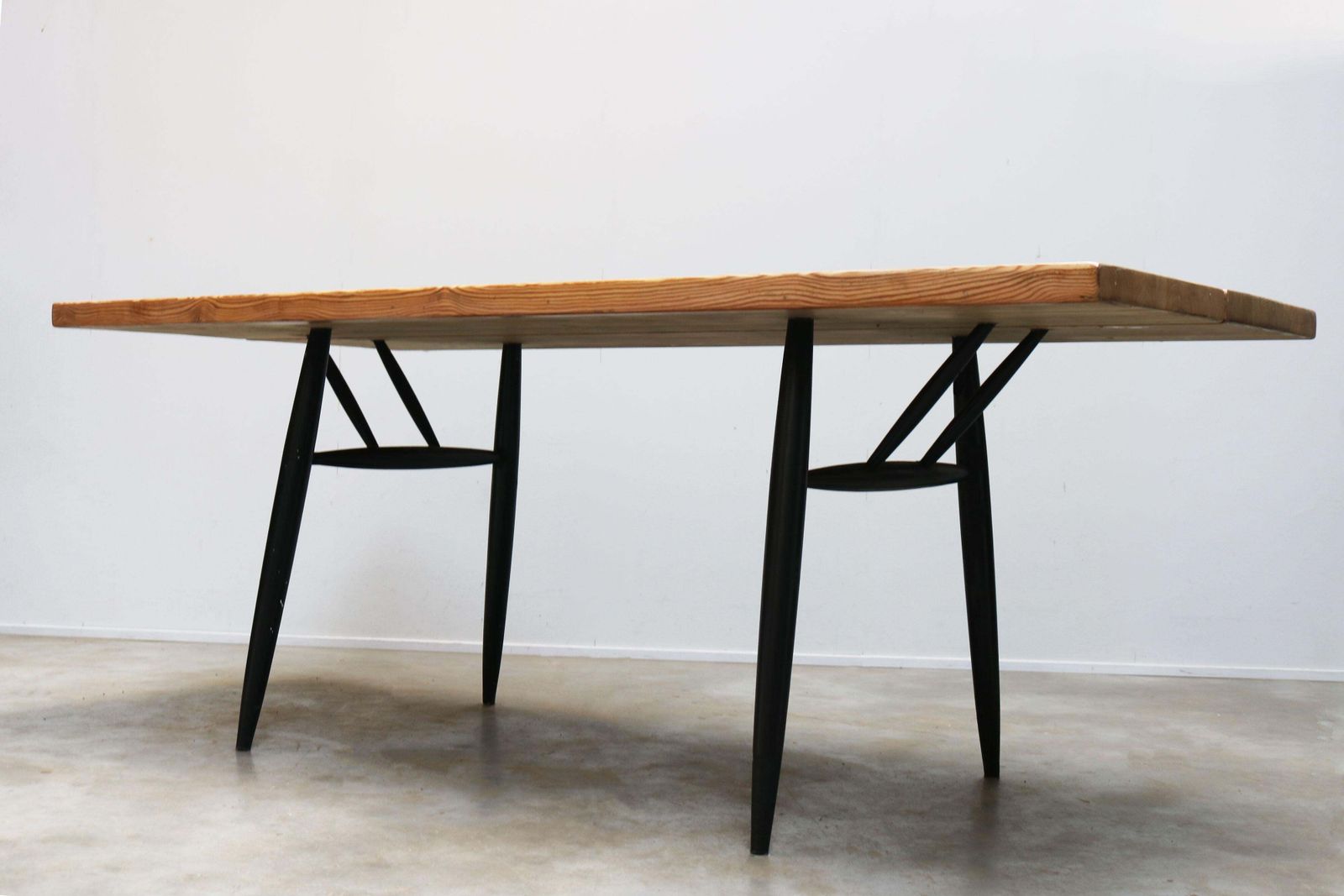 Rare ''Pirkka'' Design Dining Room Set By Ilmari Tapiovaara For Laukaan Puu 1955 photo vinterior
