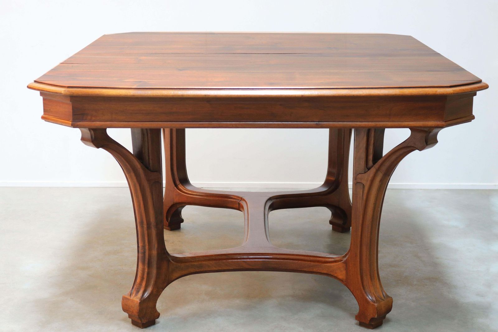 Antique French Art Nouveau Dining Room Set By Eugène Vallin 1903 Table Chairs photo buy