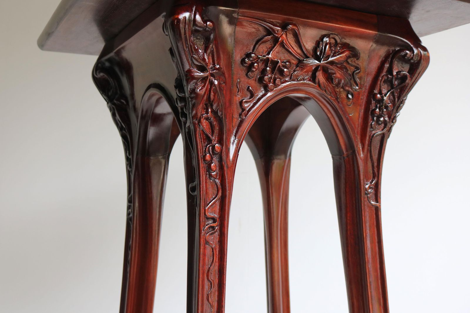 Pair Of Art Nouveau Plant Stands / Pedestals By Louis Majorelle 1907 France #2 photo furniture