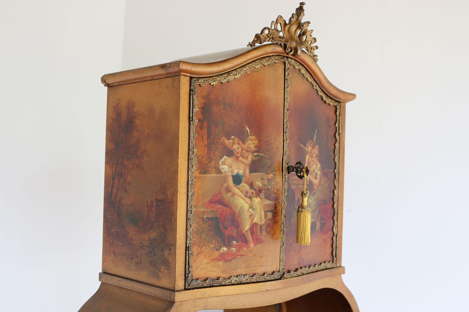 Italian Renaissance Dressing Table 19th Century Hand Painted By Müller Morten photo 5112.0