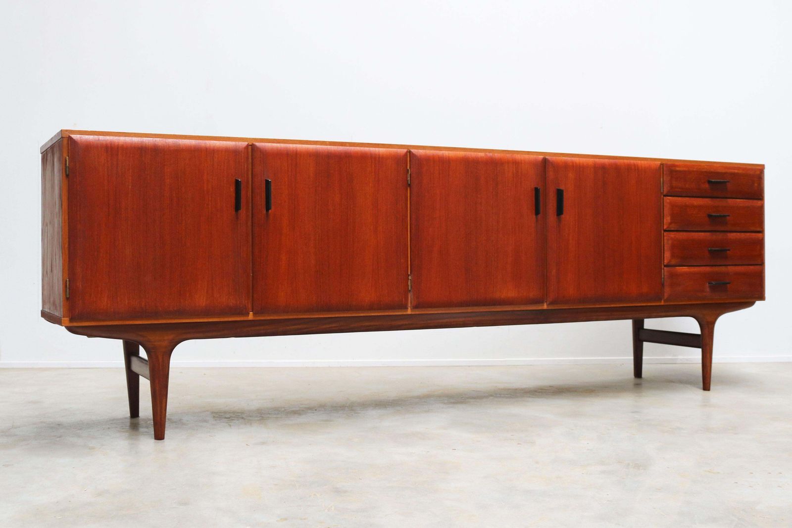 Meubels Zeldzaam Dressoir Van Cees Braakman Voor Pastoe, 1960, Teakhout photo