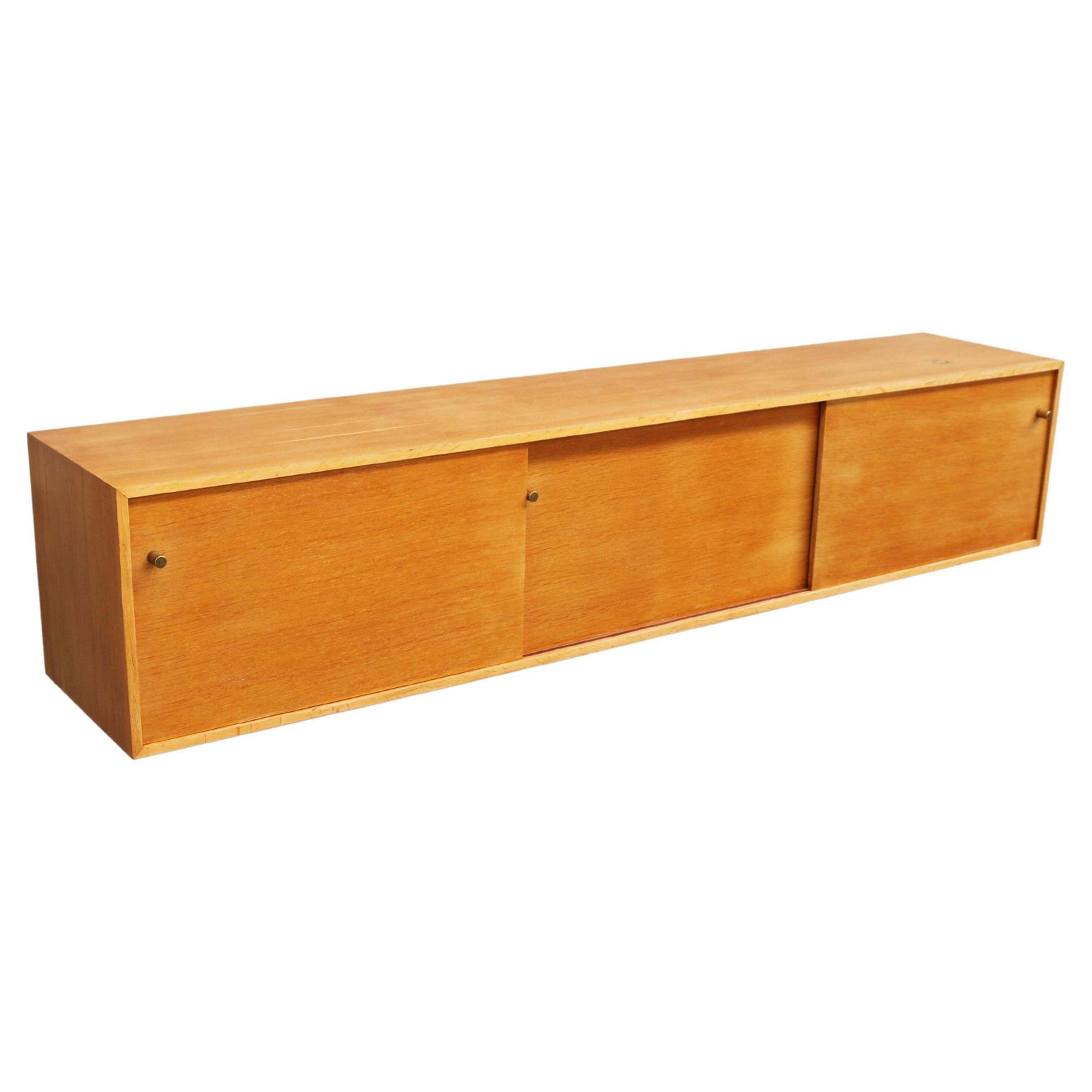 Zwevend Dressoir 'Abstracta' Van Jos De Mey Voor Van Den Berghe Pauvers, Eiken, 1960