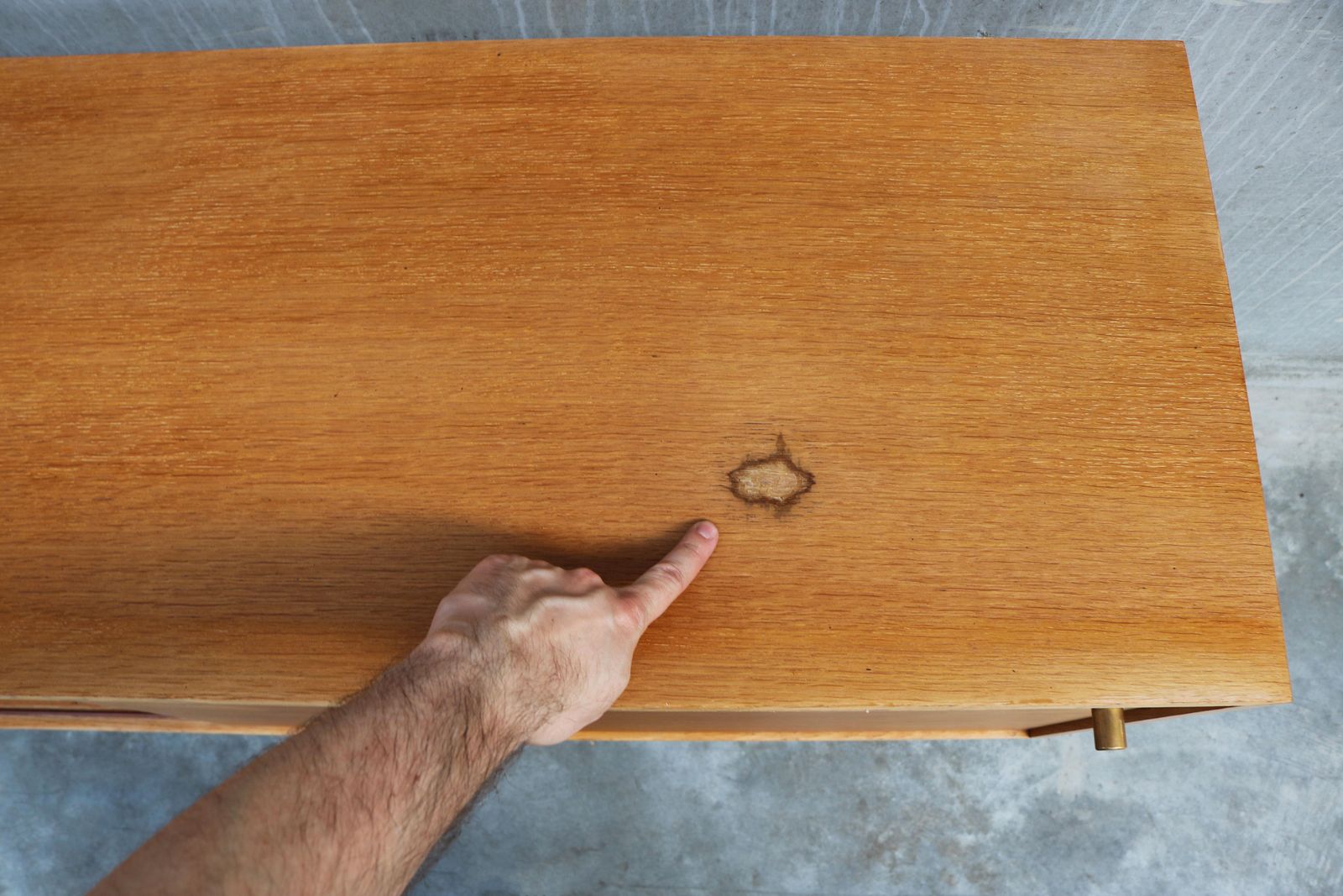 photo buy Zwevend Dressoir 'Abstracta' Van Jos De Mey Voor Van Den Berghe Pauvers, Eiken, 1960