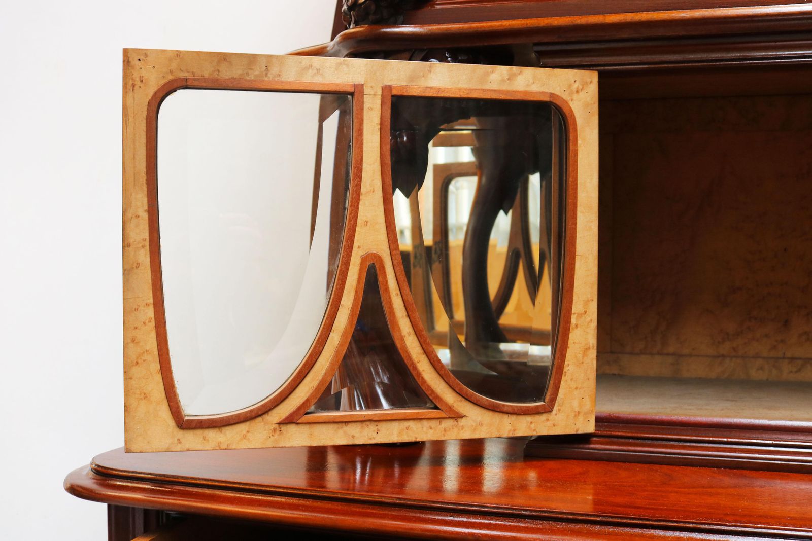 photo buy Monumental Pair Of Art Nouveau Buffet Cabinets By Maison Gouffé Jeune 1902 Paris