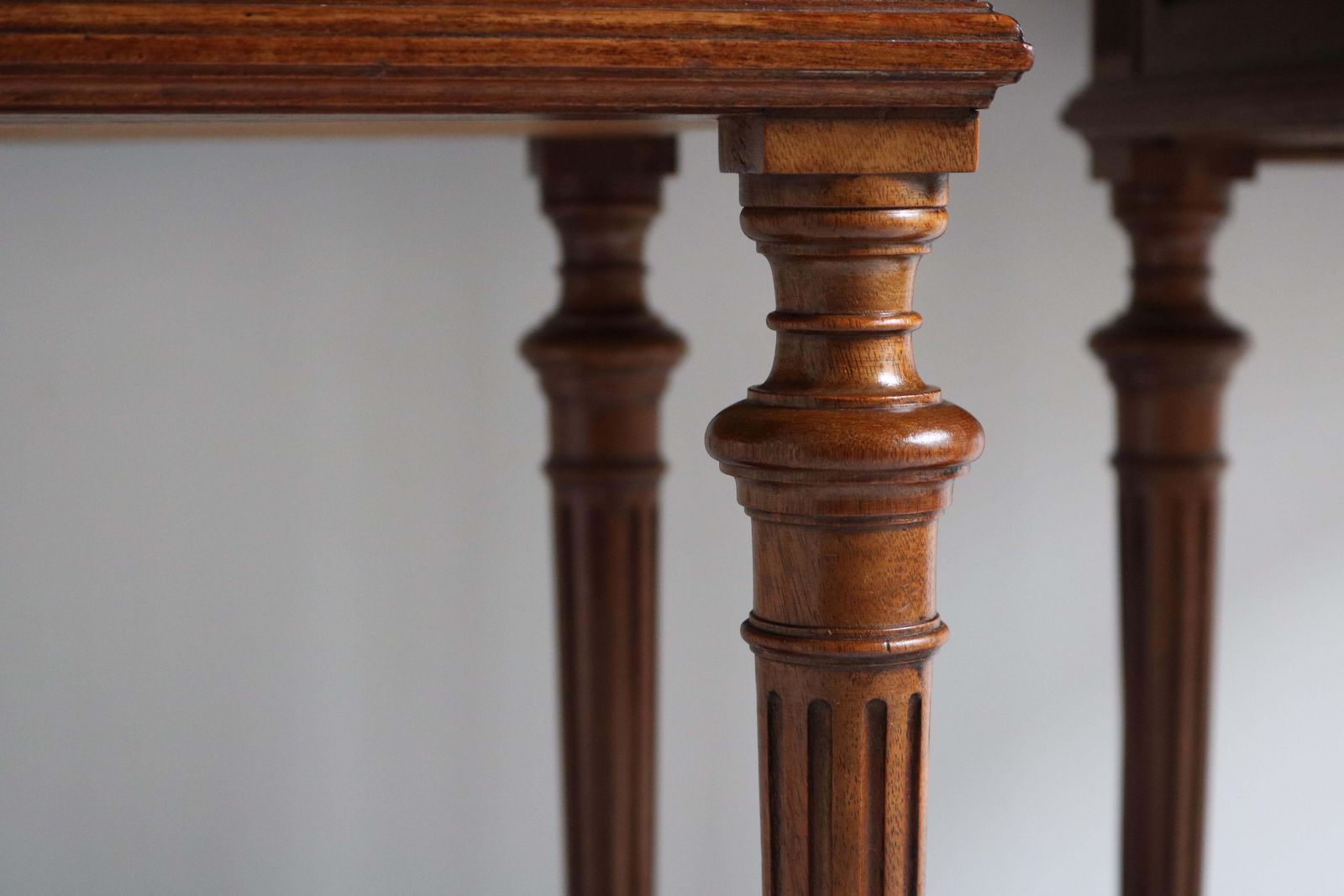 photo for sale Pair Of Antique French 19th Century Night Stands Bedside Walnut Marble Bronze