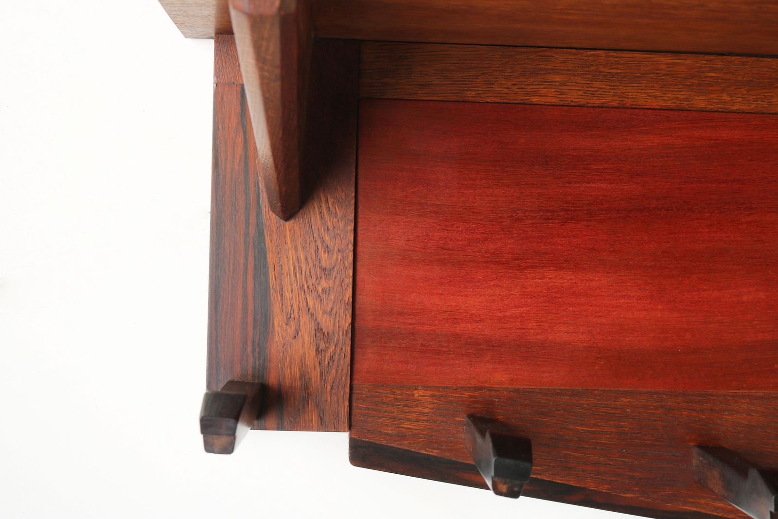 Dutch Art Deco Coat Rack Amsterdam School By P.E.L. Izeren 1930 Genneper Molen photo vintage