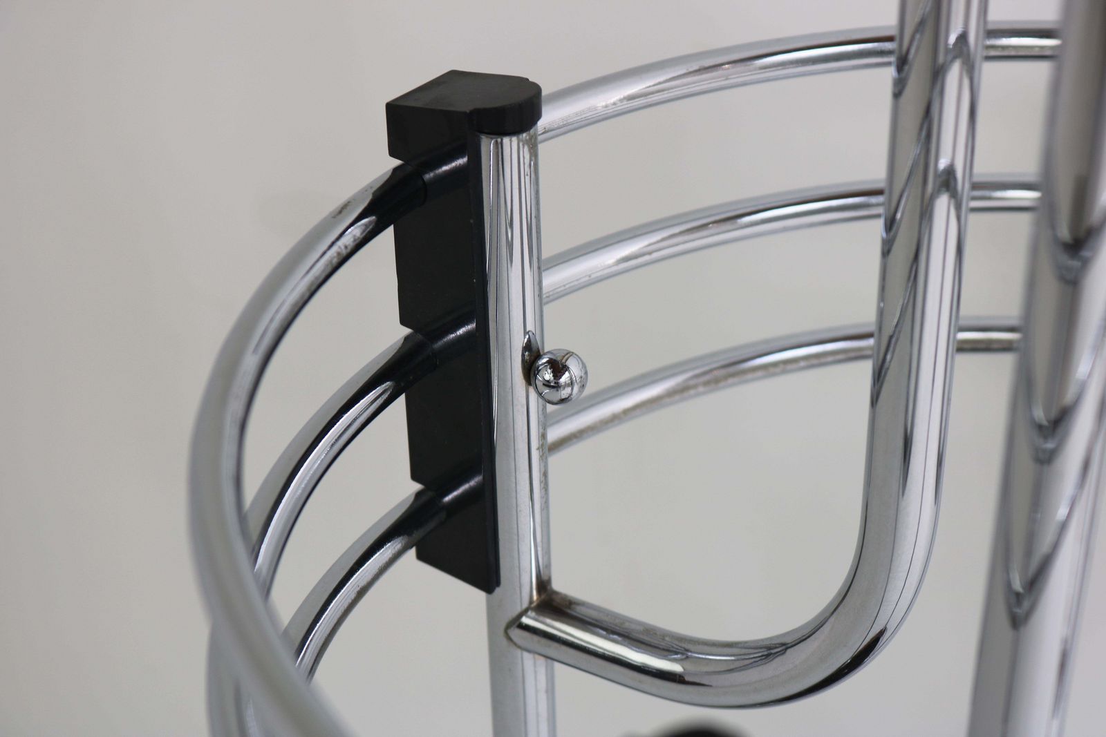 Rare Antiqu Art Deco Umbrella Holder / Plant Stand By Demeyere 1930 Chrome Rack photo 1616.0