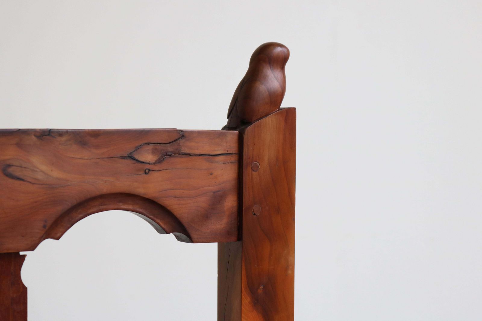 Antique Dutch Amsterdam School 1920 Magazine Rack / Stand Arts & Crafts Owl Teak photo for sale