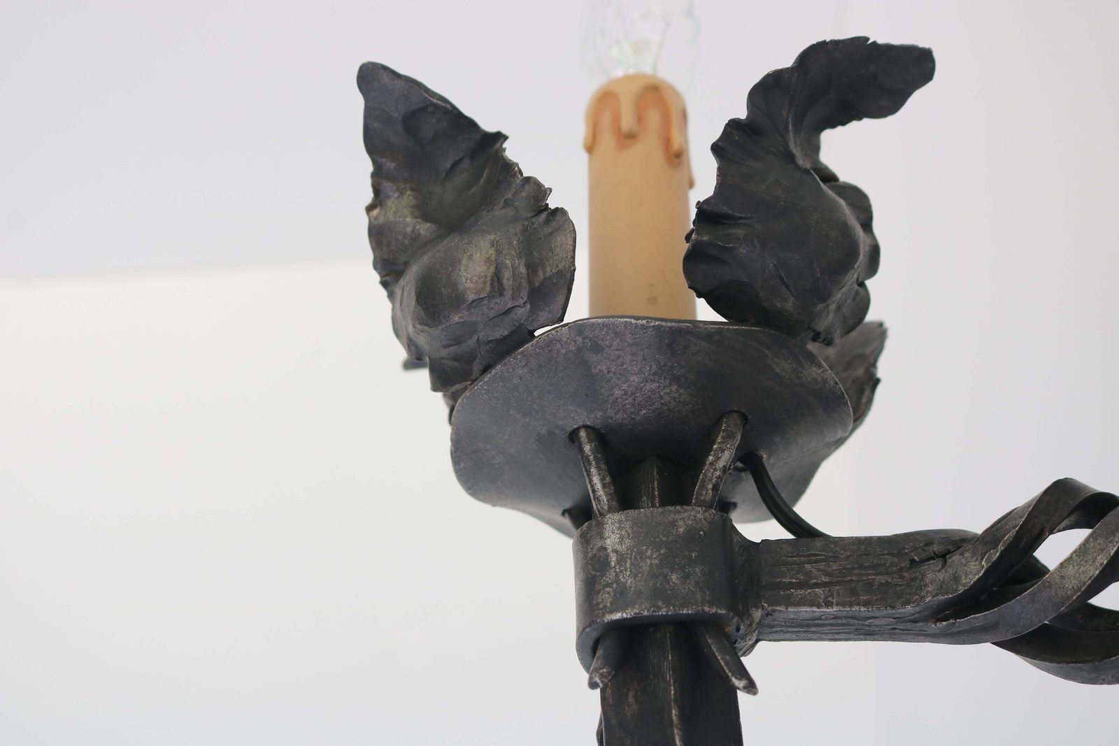 photo furniture Set Of Six Antique Spanish Gothic Revival Wall Light / Wall Sconce Wrought Iron
