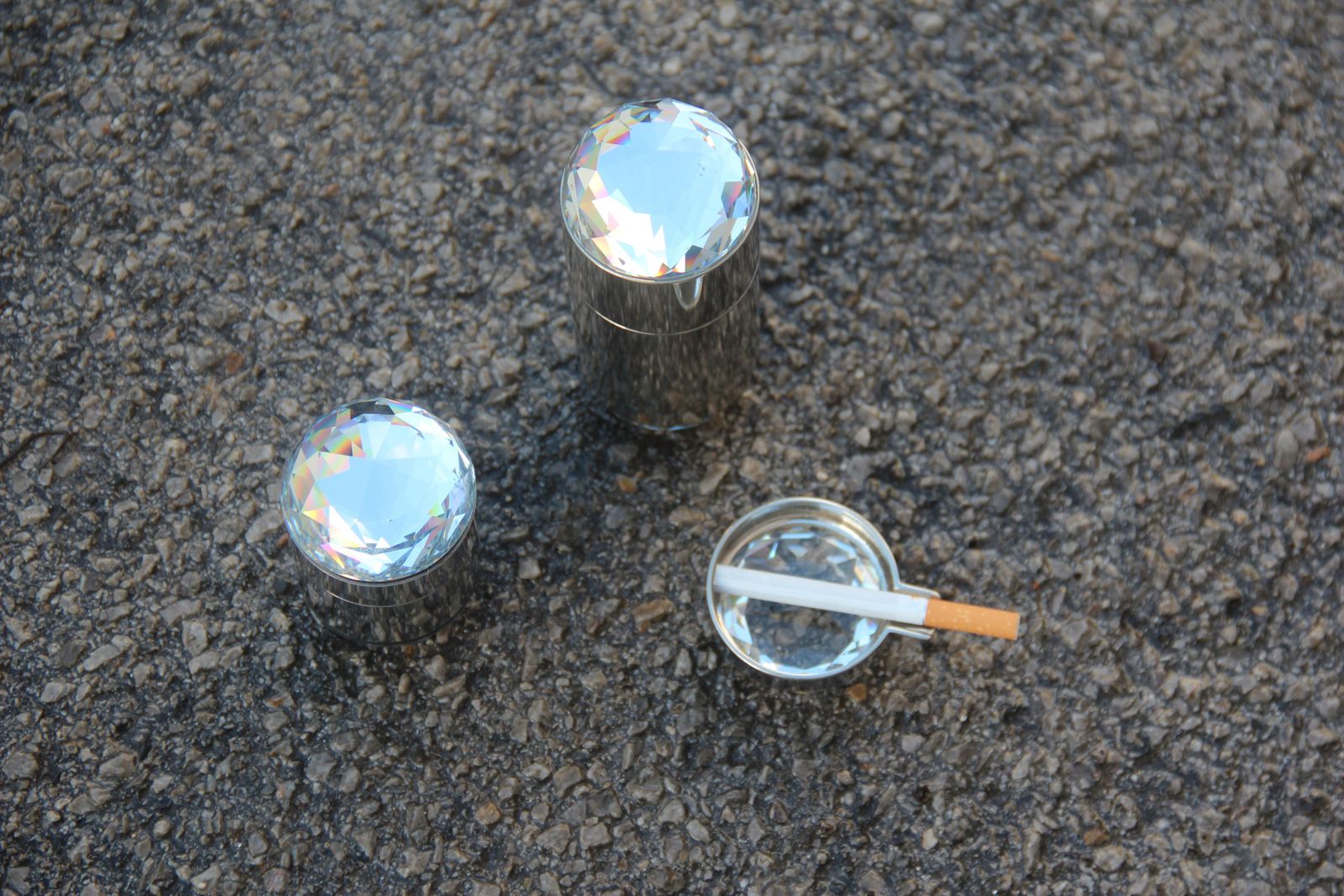 photo for sale Luxury Set Smoke Steel And 1970 Swarovsky Crystals For A Big Yacht Diamonds Chic