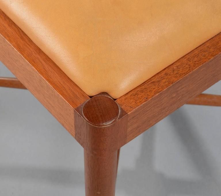 1940´S Børge Mogensen Mahogany King Of Diamonds Chairs For Søborg Møbelfabrik photo buy