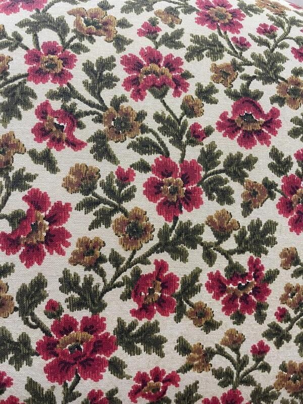 Paire De Fauteuils Bergères Art Déco / Vintage à Fleurs photo vintage