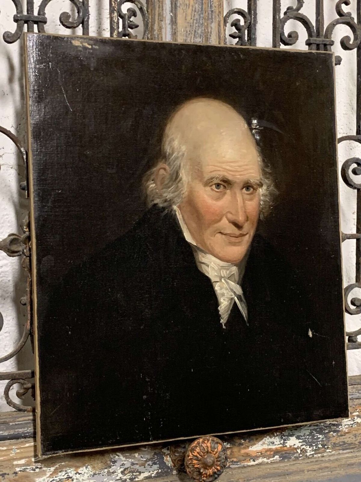 Georgian Portrait Painting Of A Gentleman