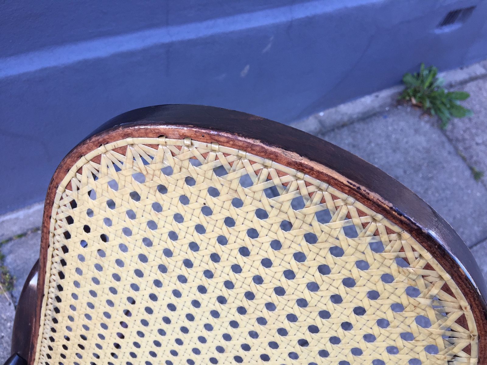 Vintage French Bentwood Junior Rocking Chair With Swirls, 1970s photo 604.0