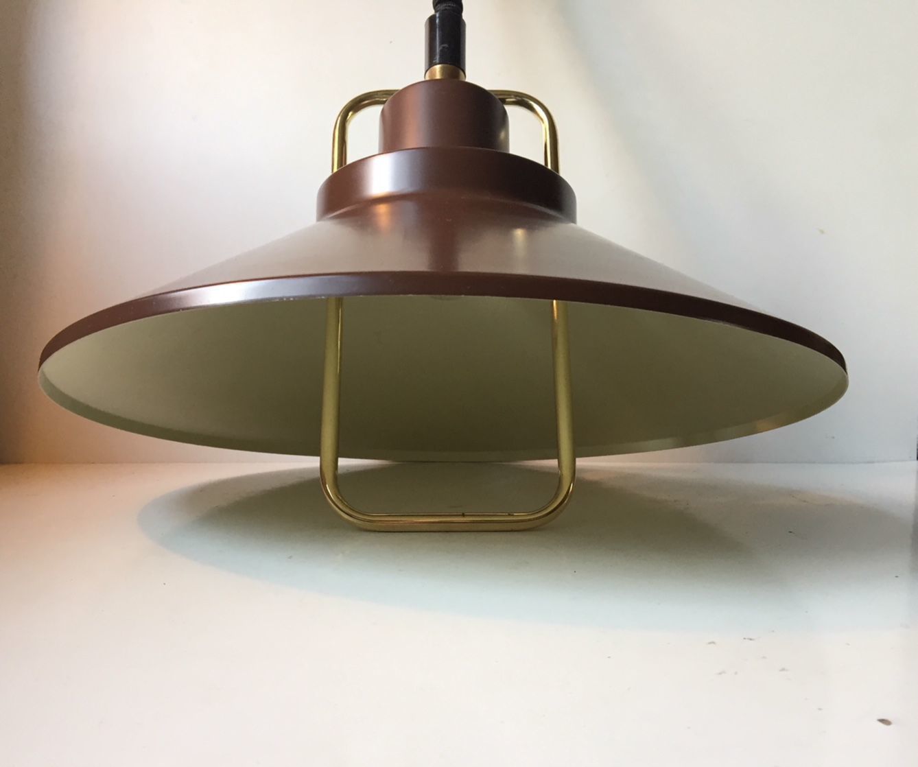 Danish Pendant Lamp By Johannes Hammerborg For Fog & Mørup, 1970s photo furniture