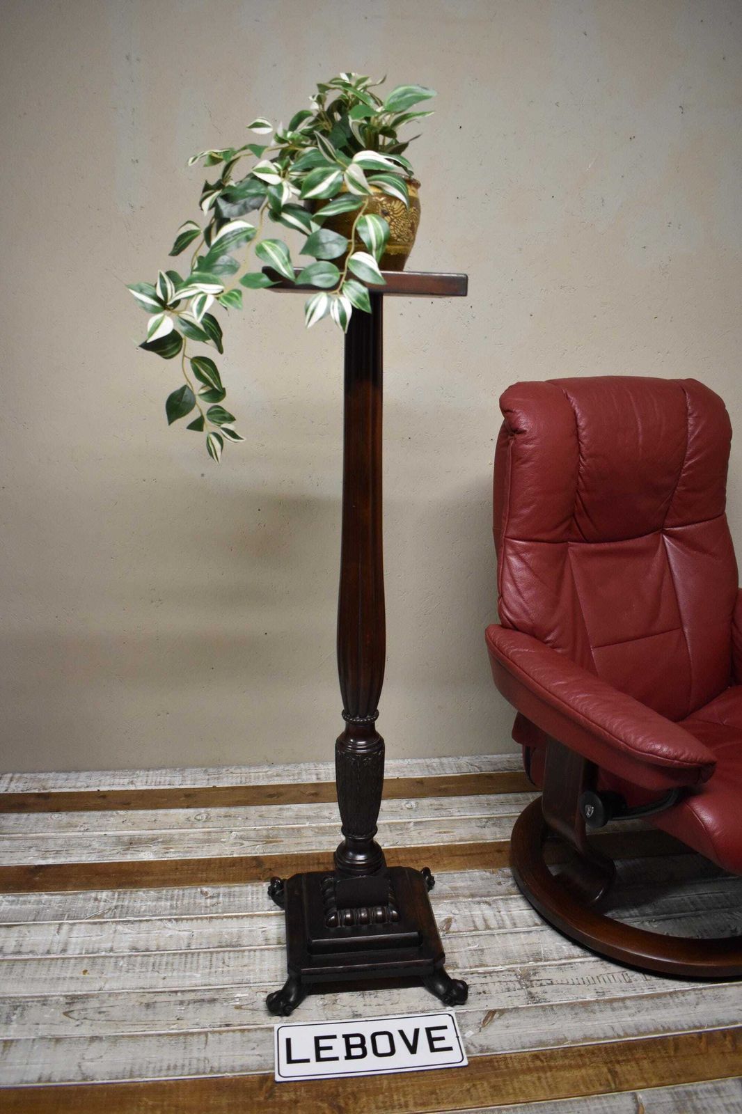 19th Century Antique Jardinière Plant Stand photo furniture