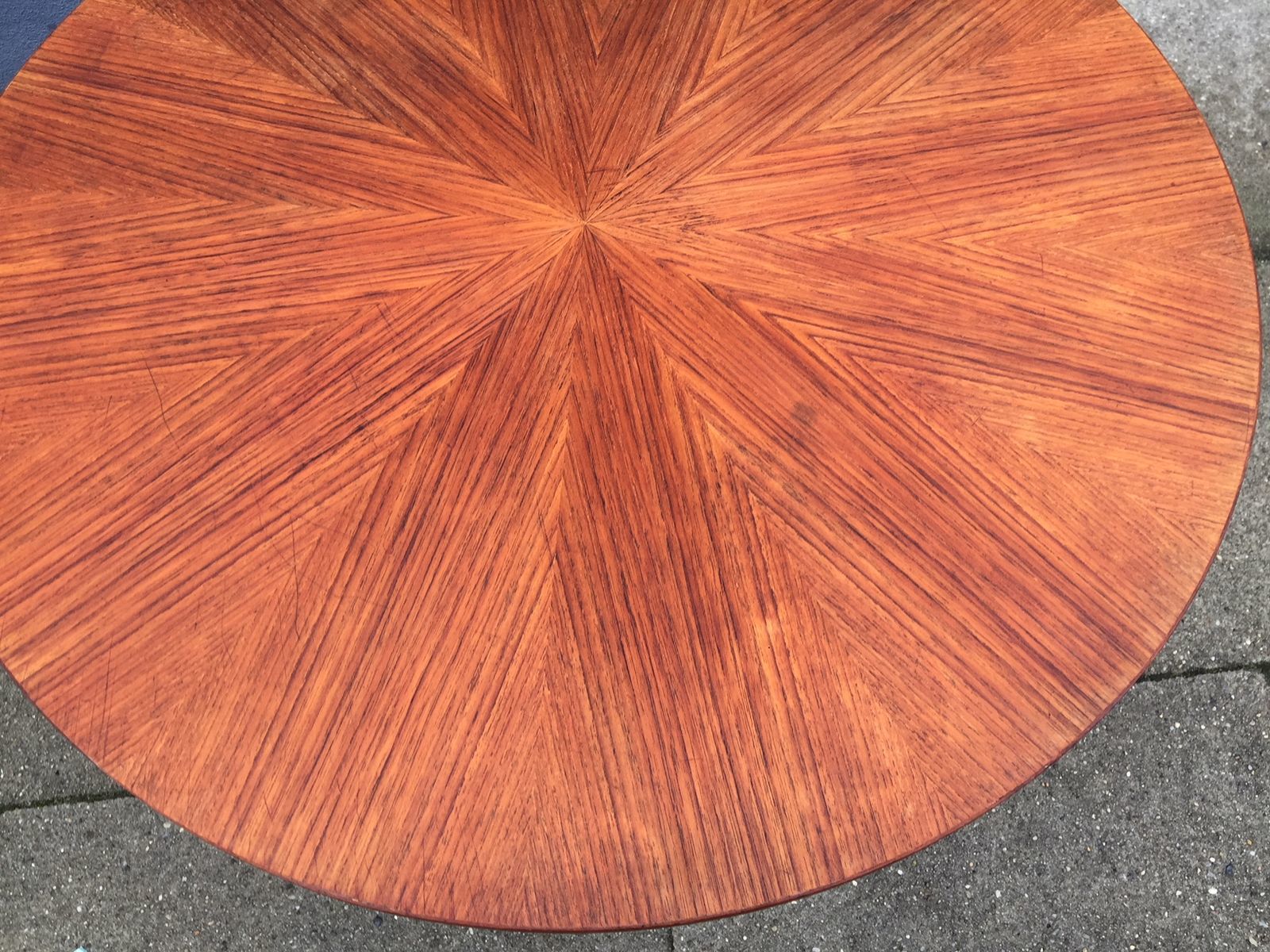 Danish Teak Starburst Coffee Table By Søren Holger Georg Jensen For Kubus, 1960s photo for sale