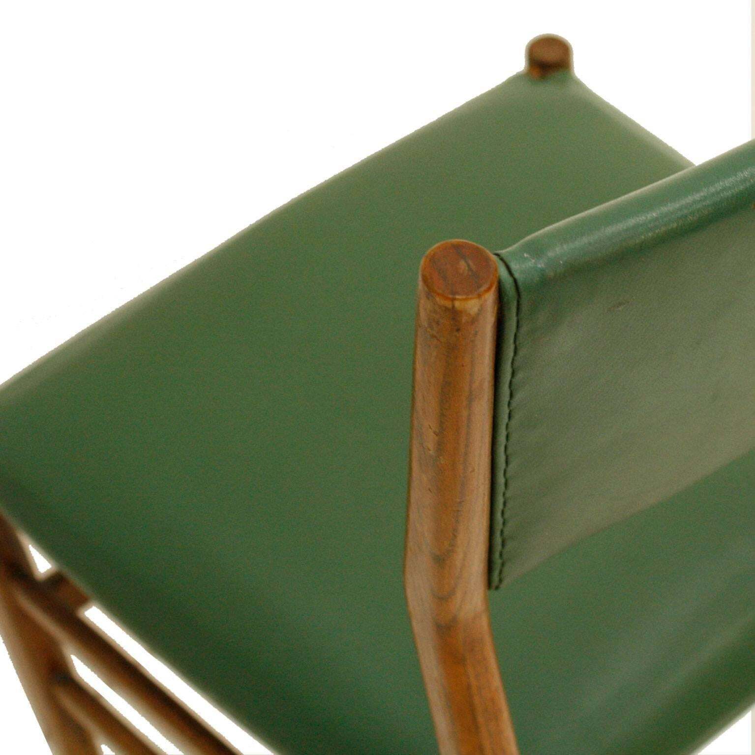 Gio Ponti Mid Century Modern Ashwood "Leggera 646" Italian Chairs, 1950s photo 1663.0