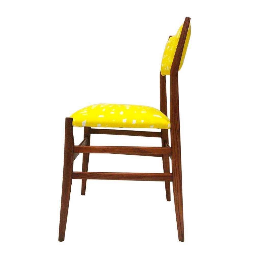 Midcentury Gio Ponti Set Of Four ‘Leggera 646’ Ashwood Italian Chairs, 1951 photo 6775.0