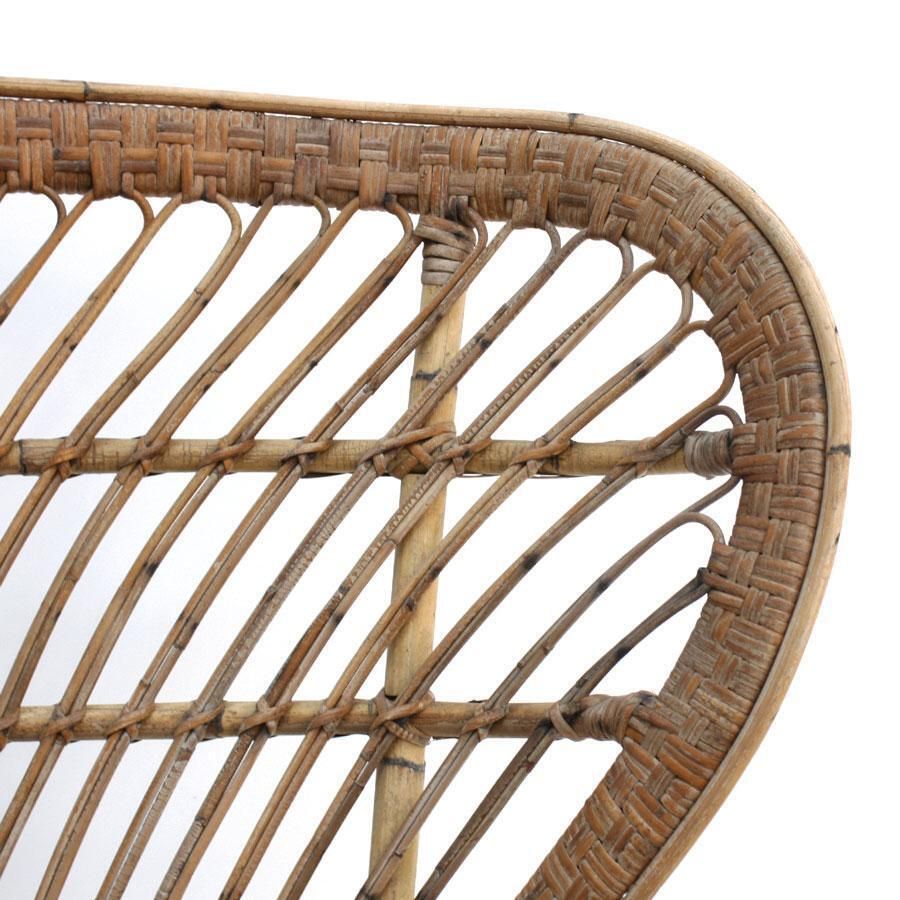 Carminati Mid Century Modern Bamboo Rattan Italian Armchair photo Furniture