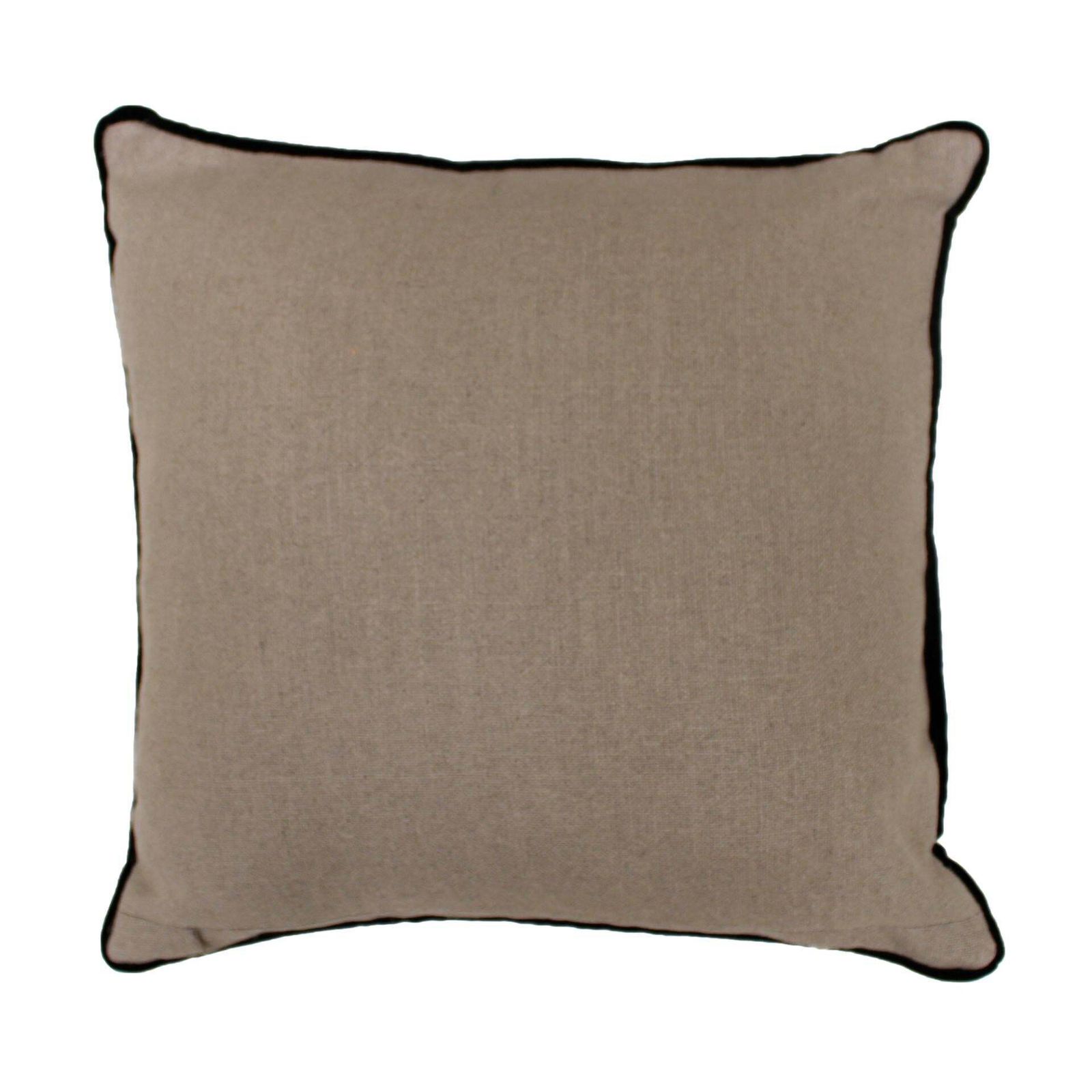 Leopard Print Velvet Cushion In Cotton With Trim And Linen Back photo furniture