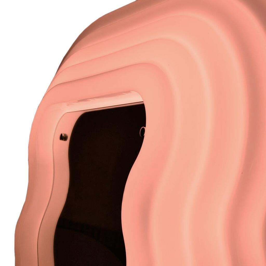 Ettore Sottsass Pink Neon Lamp "Ultrafragola" Italian Mirror, Ready To Ship photo for sale