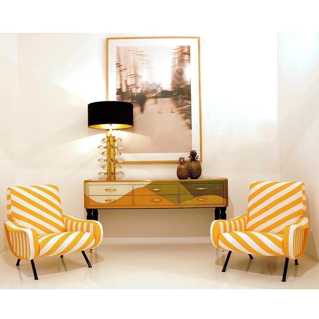 Mid Century Modern Style Pair Of Sculptural Murano Glass Italian Table Lamps photo vintage