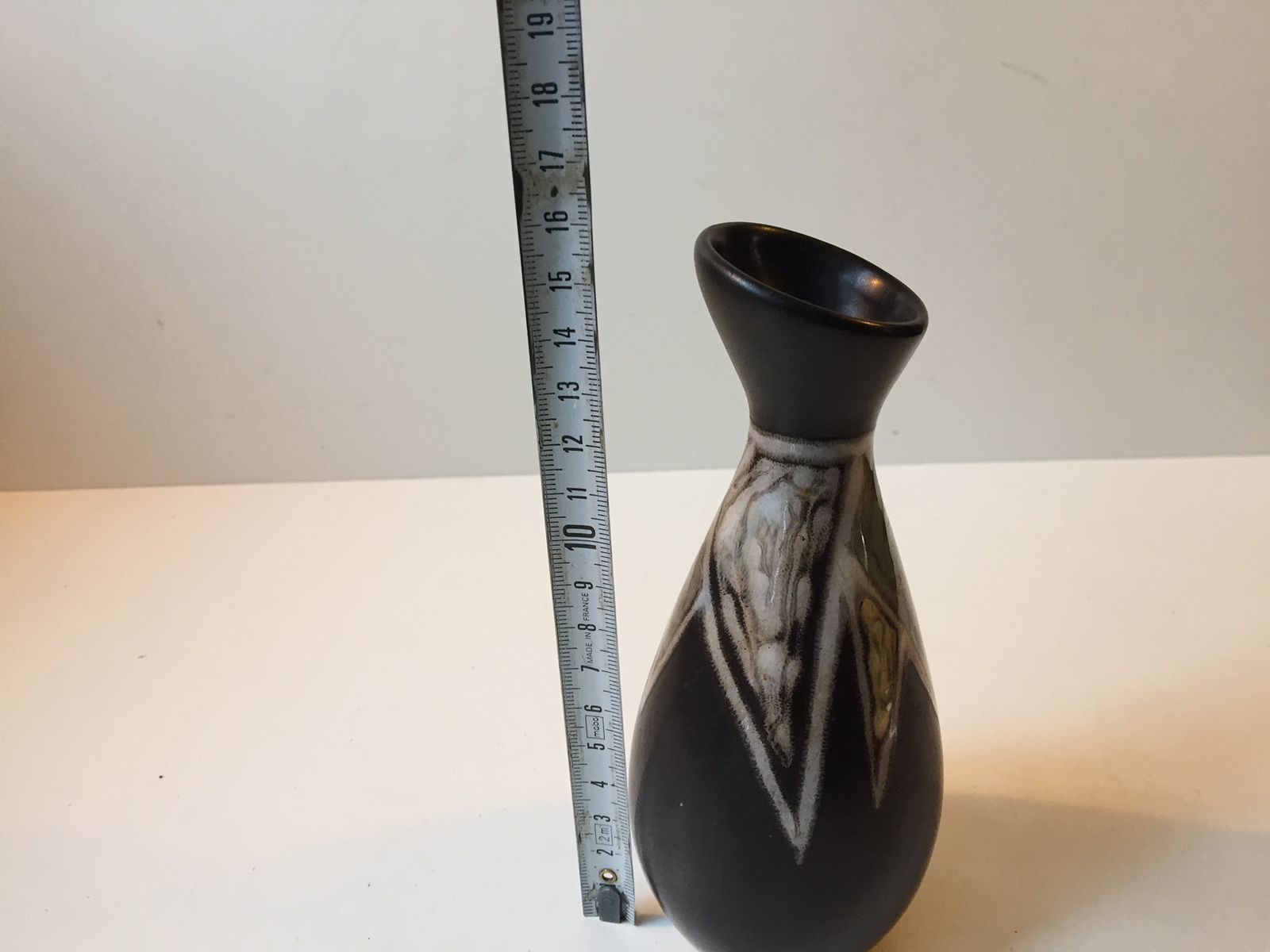 Danish Modernist Burgundia Ceramic Vase By Svend Aage Holm Sørensen For Søholm, 1950s photo Home Decor