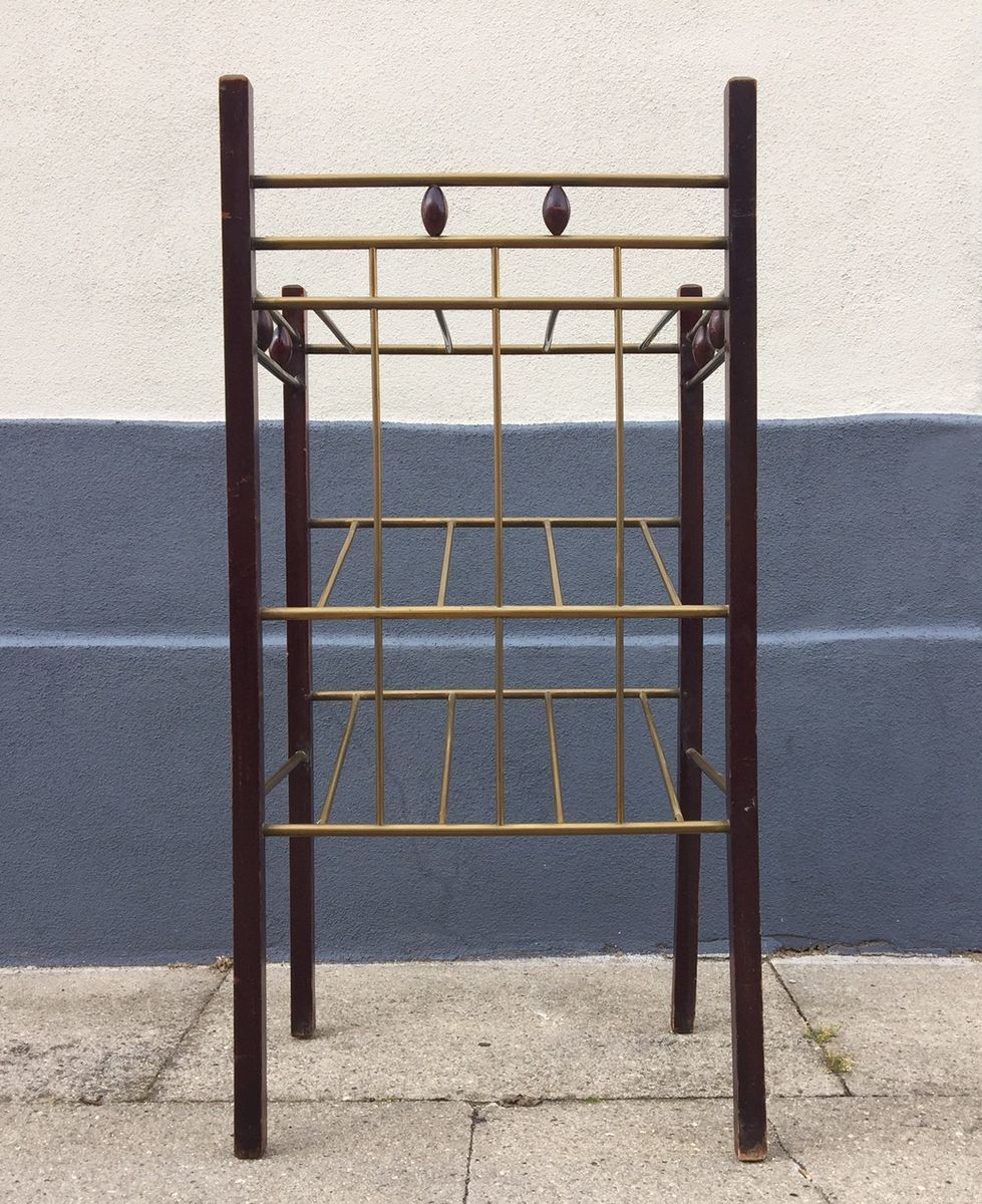 Austrian Art Deco Magazine Rack, 1920s photo for sale