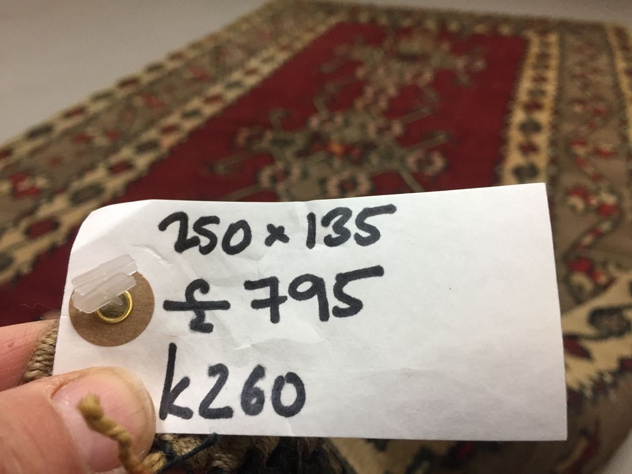 photo for sale Vintage Turkish Kilim Kelim Rug 250x135cm Shabby Chic Wool,Moroccan Boho  Large