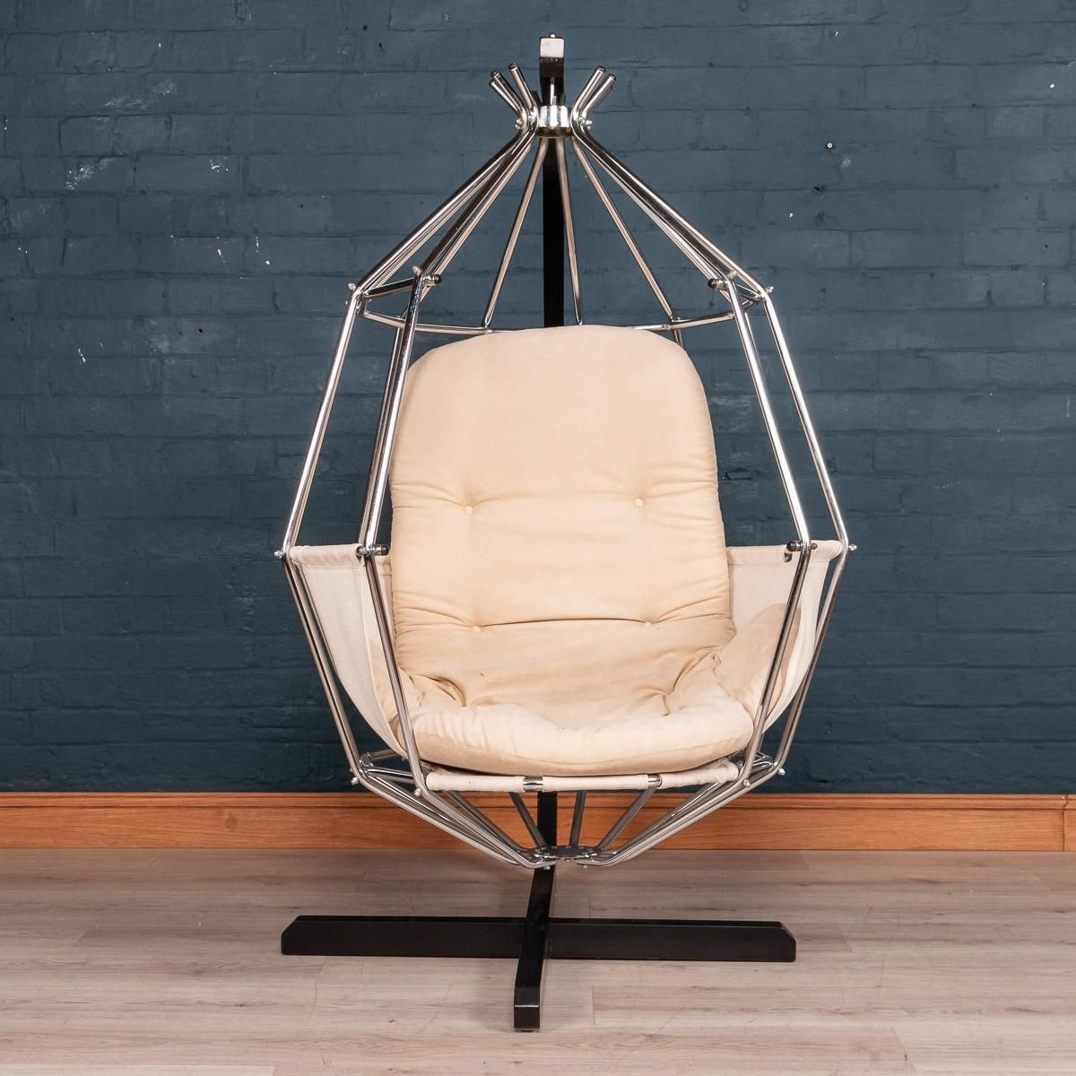 Elegant Parrot Cage Chair By Ib Arberg, Circa 1970 photo furniture