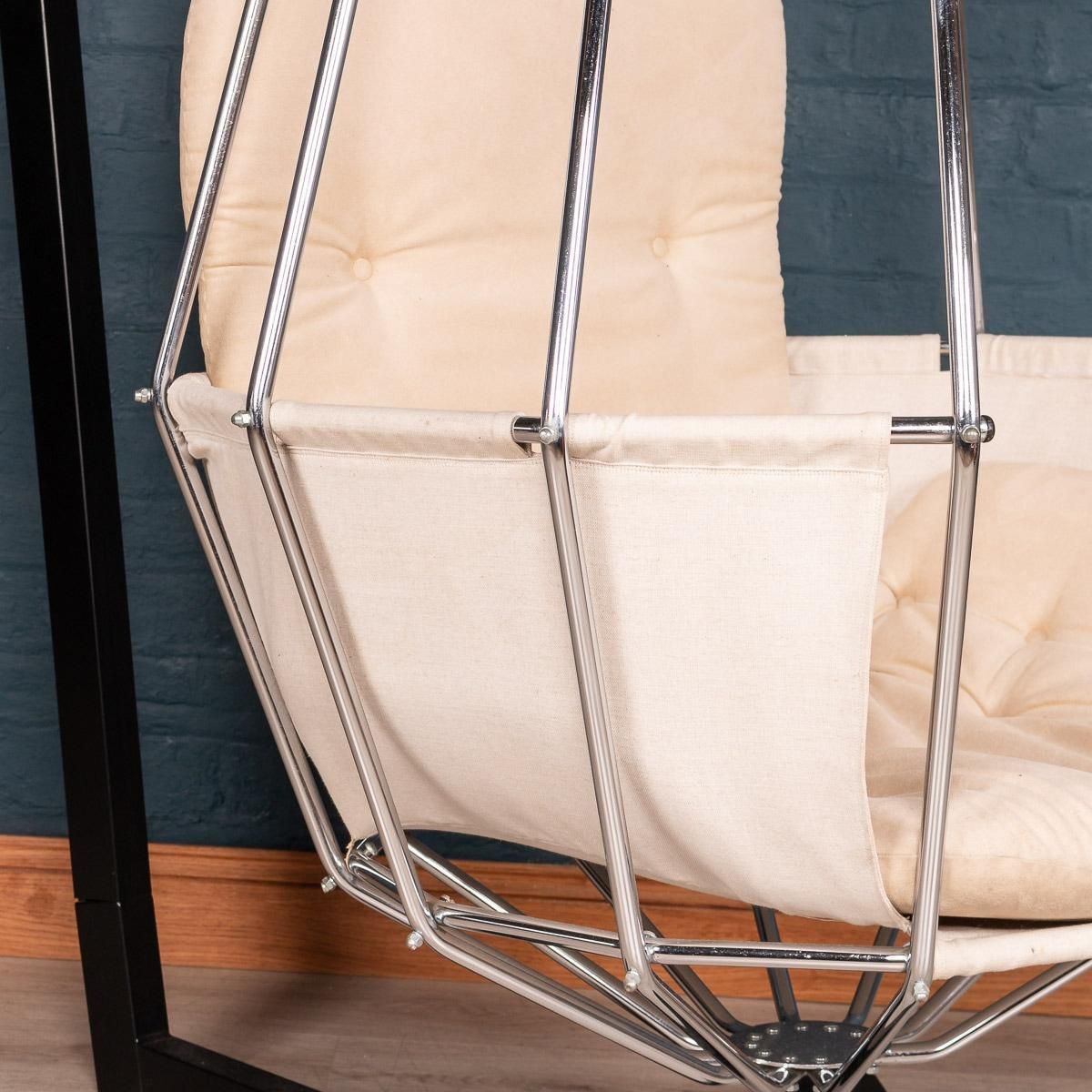 Elegant Parrot Cage Chair By Ib Arberg, Circa 1970 photo vintage