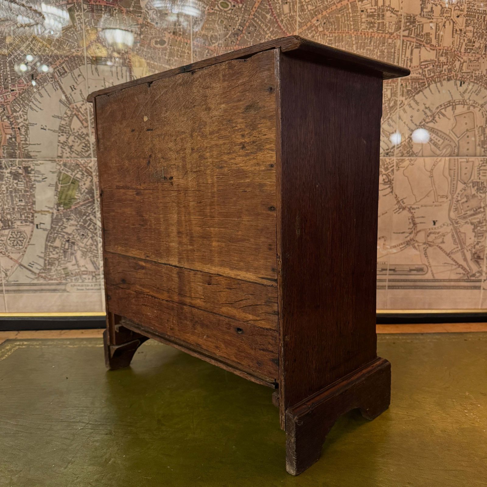 Victorian Miniature Oak Chest Of Drawers photo vinterior