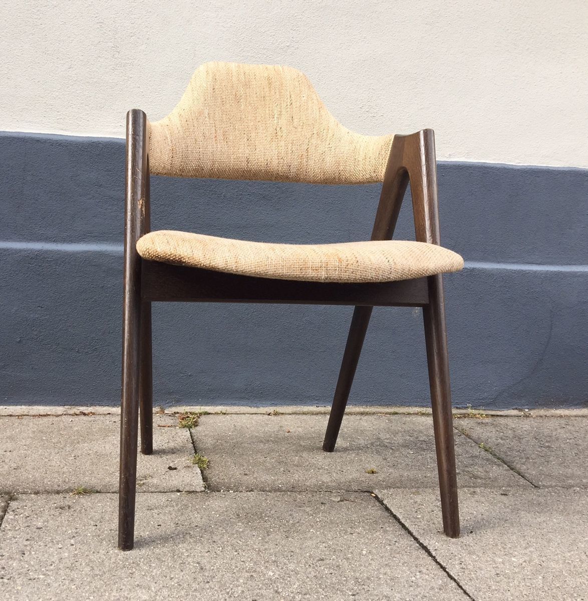 Mid Century Danish Compass Armchair By Kai Kristiansen For Sva Møbler, 1960s