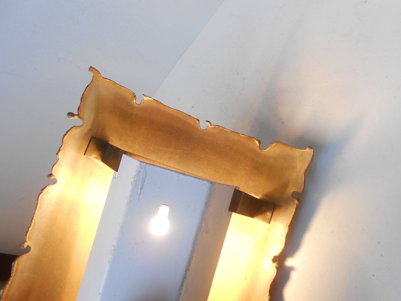 Scandinavian Brass Wall Light By Svend Aage For Holm Sorensen, 1960s photo vinterior