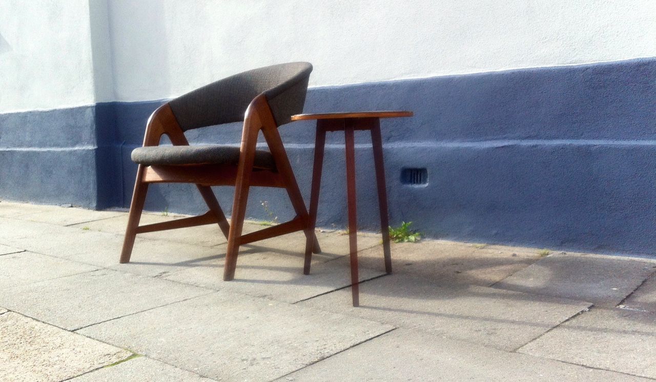 Vintage Danish Saw Bench Easy Chair By Arne Wahl Iversen For Sorø, 1957 photo vinterior