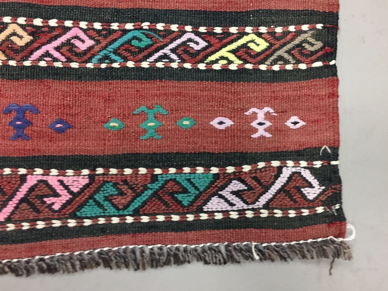 Vintage Turkish Moroccan Kilim Rug 168x121cm Kelim Shabby Chic Old Wool photo 490.0