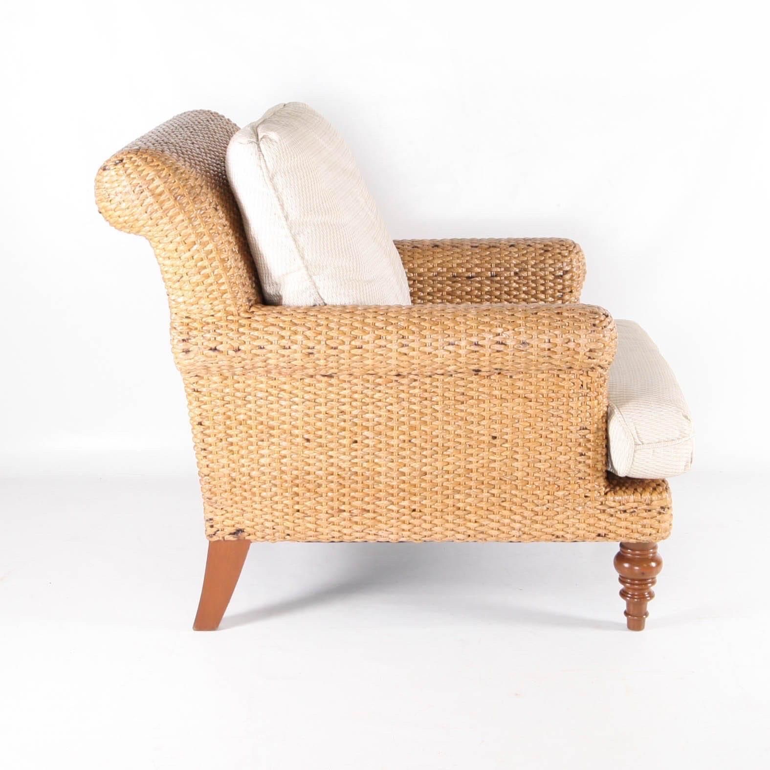 Pair Of Seagrass Bergere Chairs photo buy