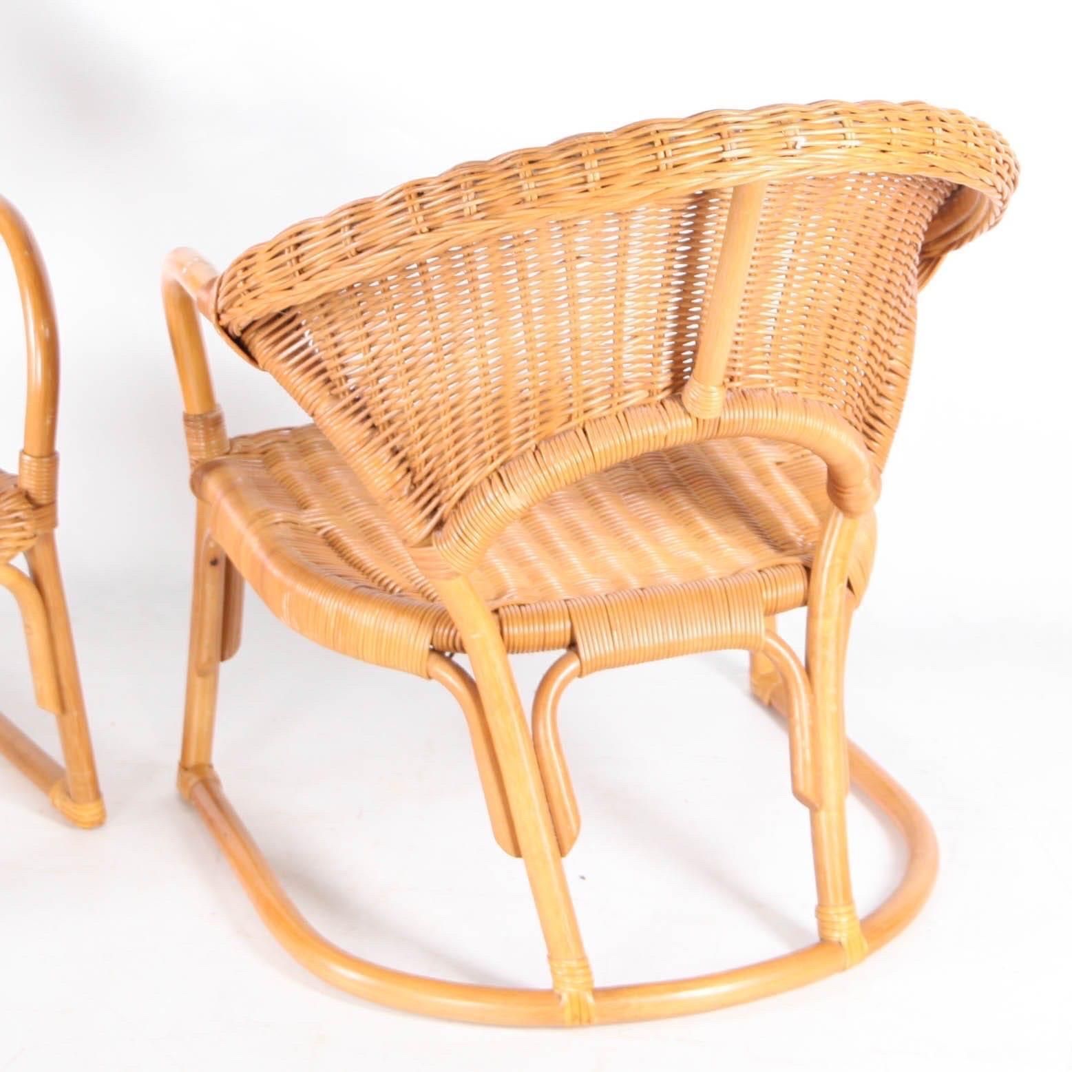Pair Of Wicker Armchairs photo Furniture