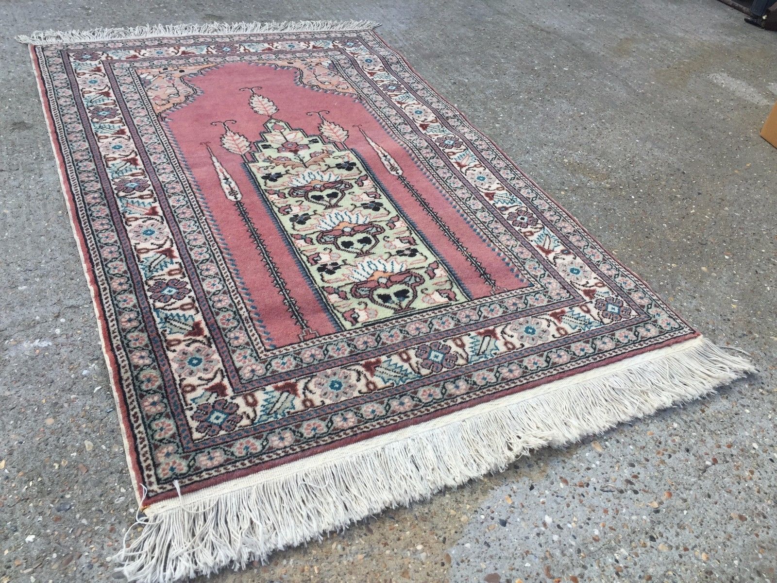 Old Turkish Rug 150x91cm Wool Hand Knotted Country Home Tribal Boho Vintage Uk photo furniture