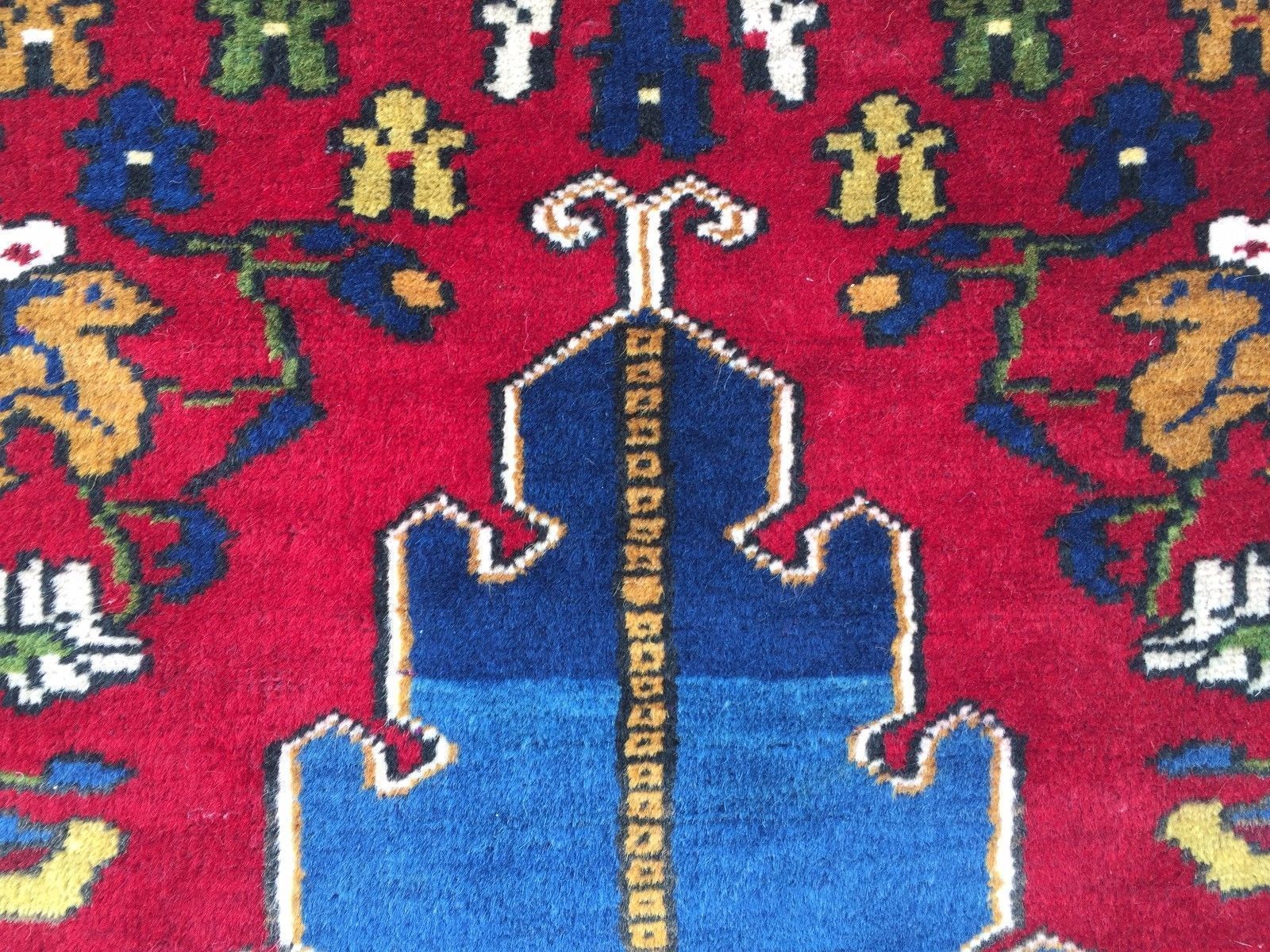 photo furniture Turkish Vintage Prayer Rug 170x100cm Vegetable Dye